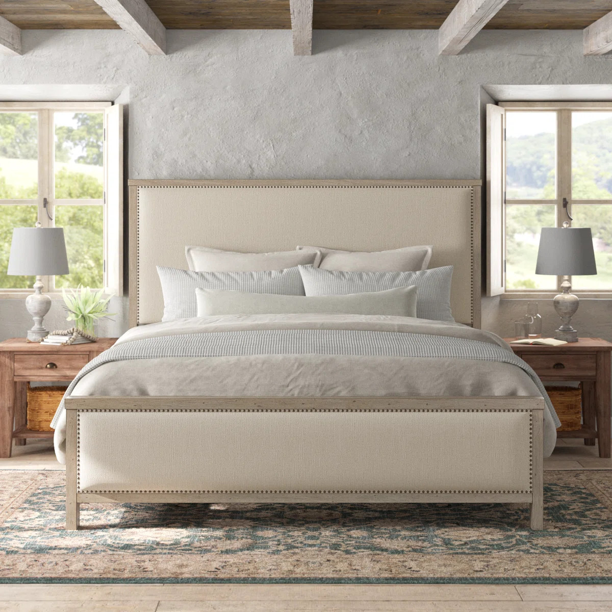 Barksdale Solid Wood Standard Bed | Wayfair North America