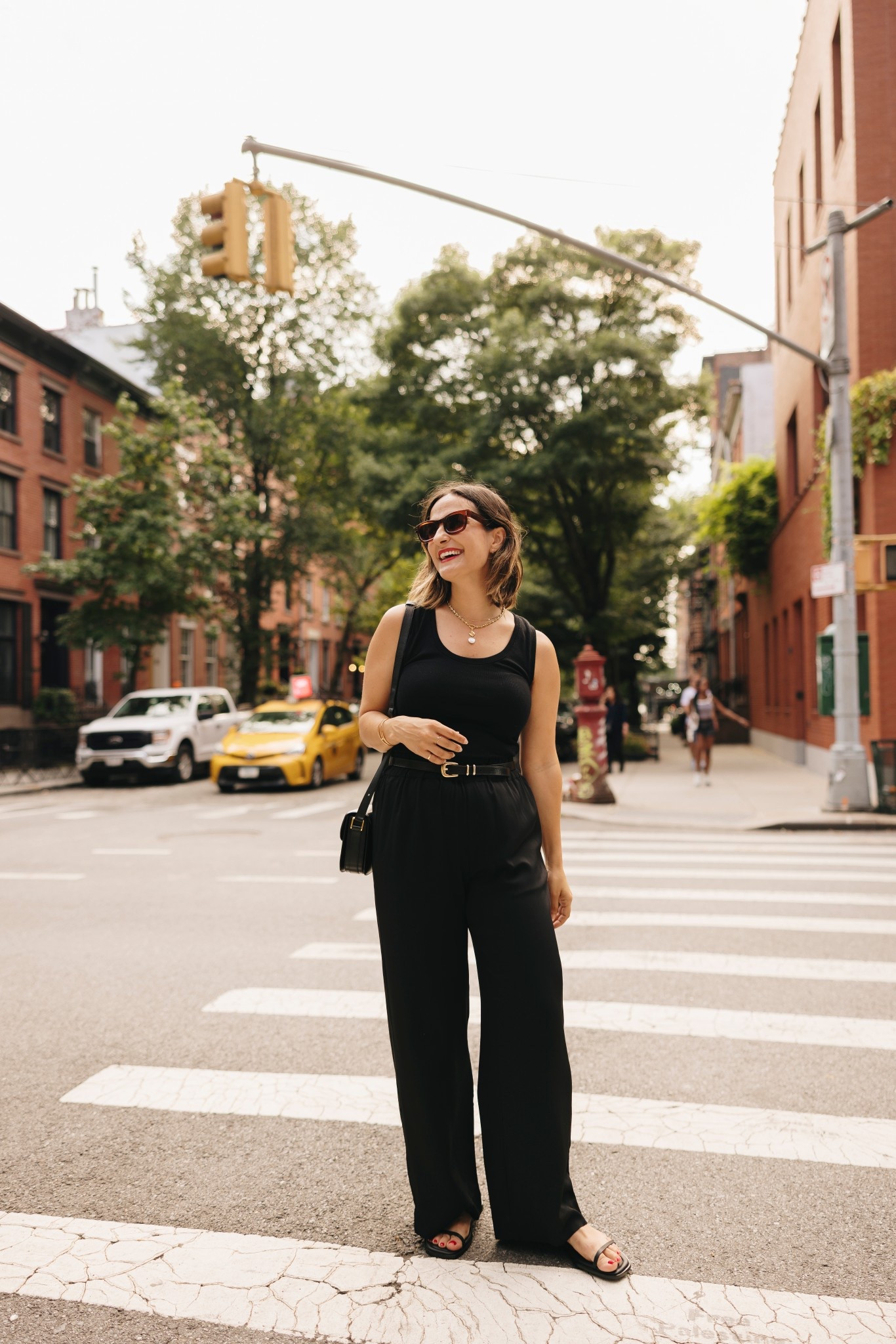 My favorite head to do black look for summer! These trousers are a go to and are so light weight.

#LTKShoeCrush #LTKStyleTip #LTKSeasonal