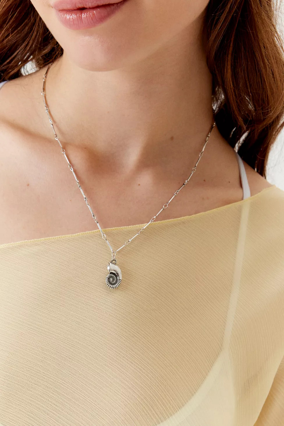 Seashell Charm Necklace | Urban Outfitters (US and RoW)