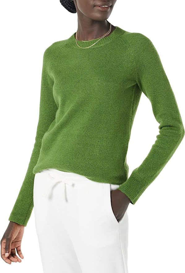 Amazon Essentials Women's Classic-Fit Soft Touch Long-Sleeve Crewneck Sweater (Available in Plus ... | Amazon (US)