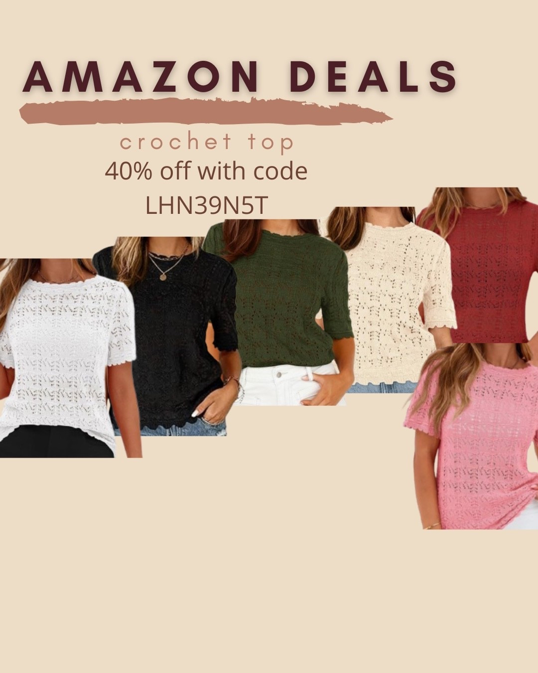 $18 ends 5/2

Amazon fashion
Amazon deals
Crochet top

#LTKSaleAlert