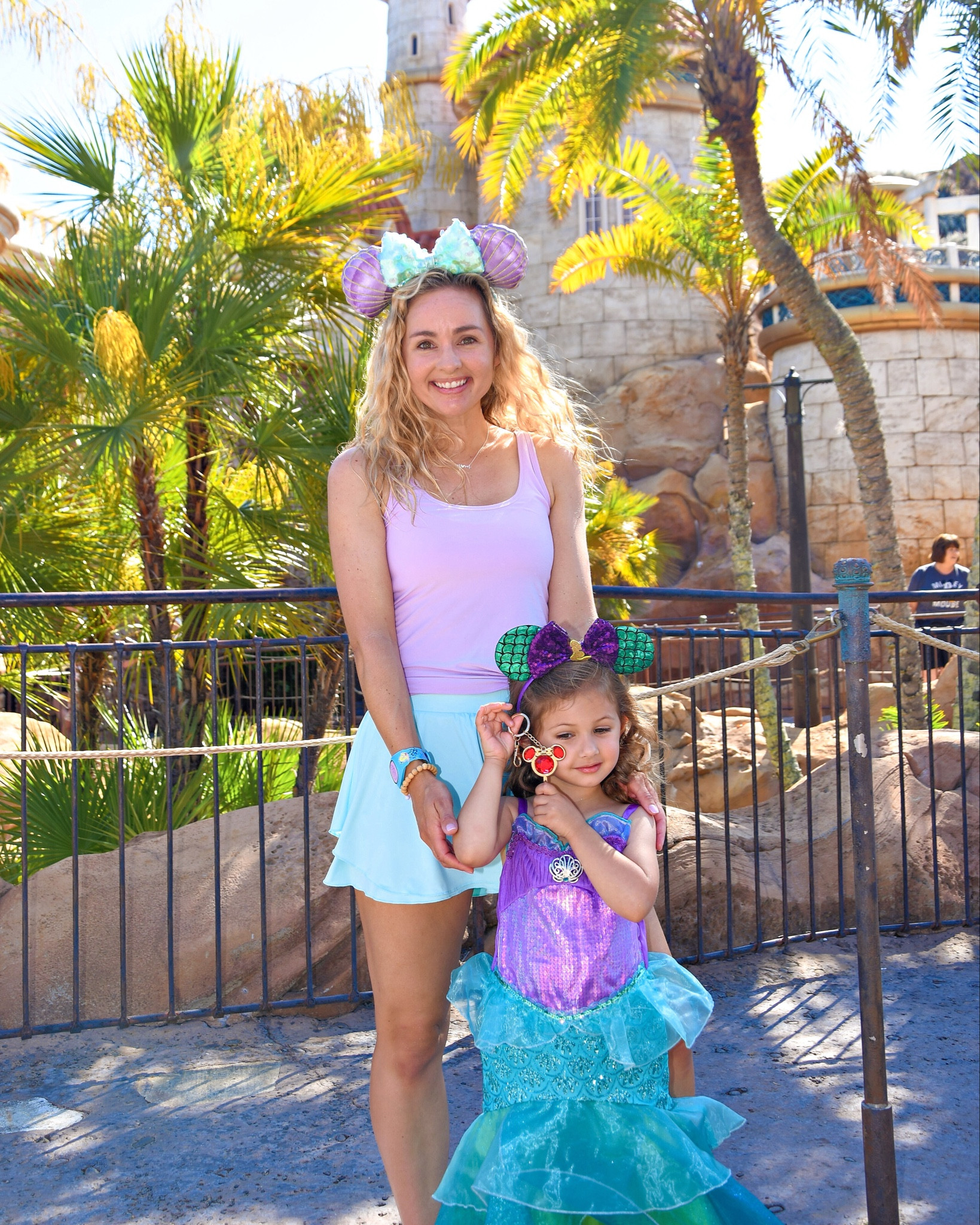 Ariel outfit perfect for Magic Kingdom! I’m obsessed with this skirt because it’s really comfortable and super cute. My tank top is No Boundaries from Walmart but I can’t find the link. I love it but it’s already starting to look worn after just two washes so I linked a lavender tank that I like better. I linked the Ariel ears I’m wearing in the photo but I also linked a more affordable pair which I also own and love. 💜

Skirt: xsmall

#LTKTravel #LTKStyleTip
