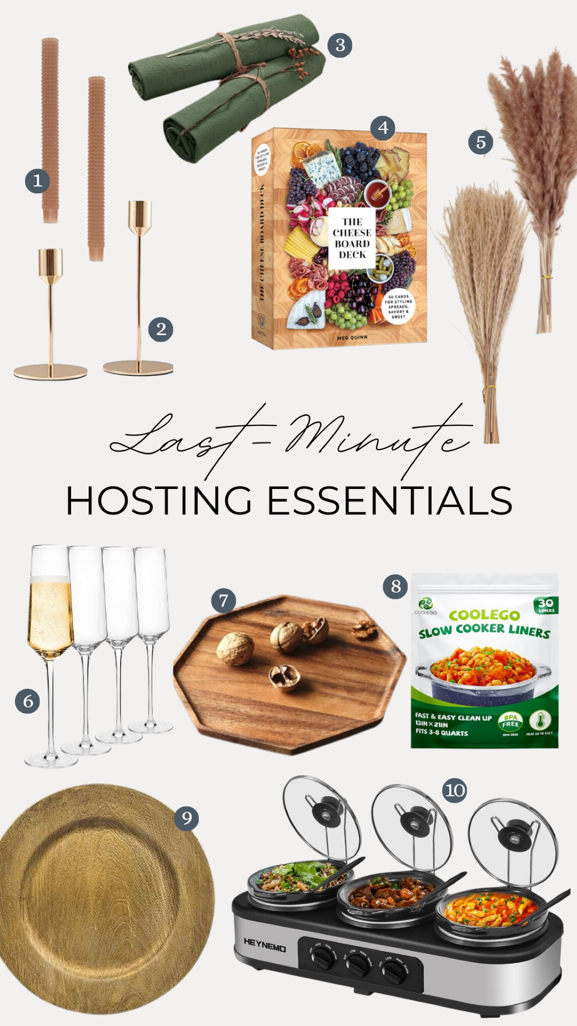 From stylish serving ware to practical appliances and more, these items will add ease and a touch of charm to your gathering. Elevate your gatherings effortlessly with these luxury, curated essentials from our interior design team.
