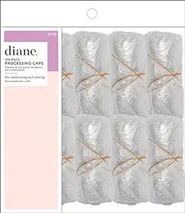 Diane Disposable Clear Processing Hair Caps, For Salons, DIY, Conditioning, Dyeing, Hair Treatmen... | Amazon (US)