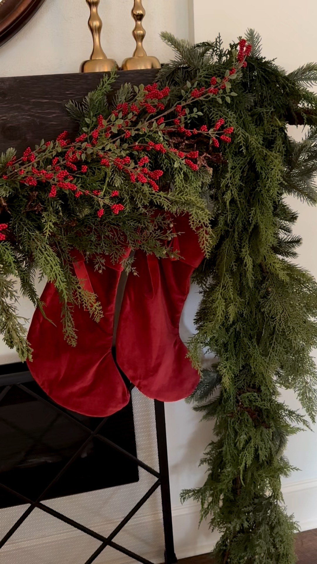 Then I tucked some of these berry branches in...

#LTKSeasonal #LTKHoliday #LTKHome