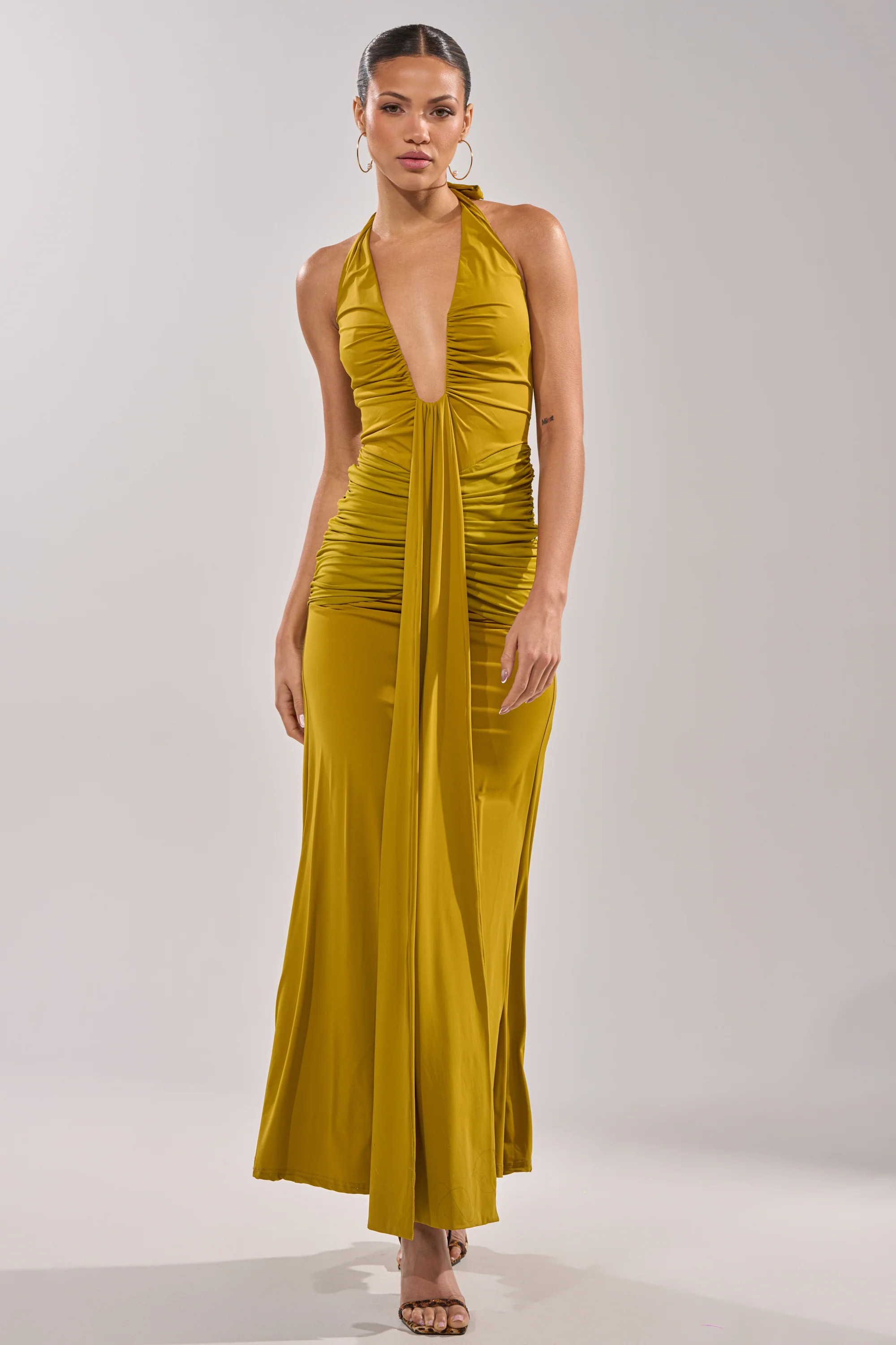 ISLAND LOVE MAXI DRESS IN GREEN | AKIRA