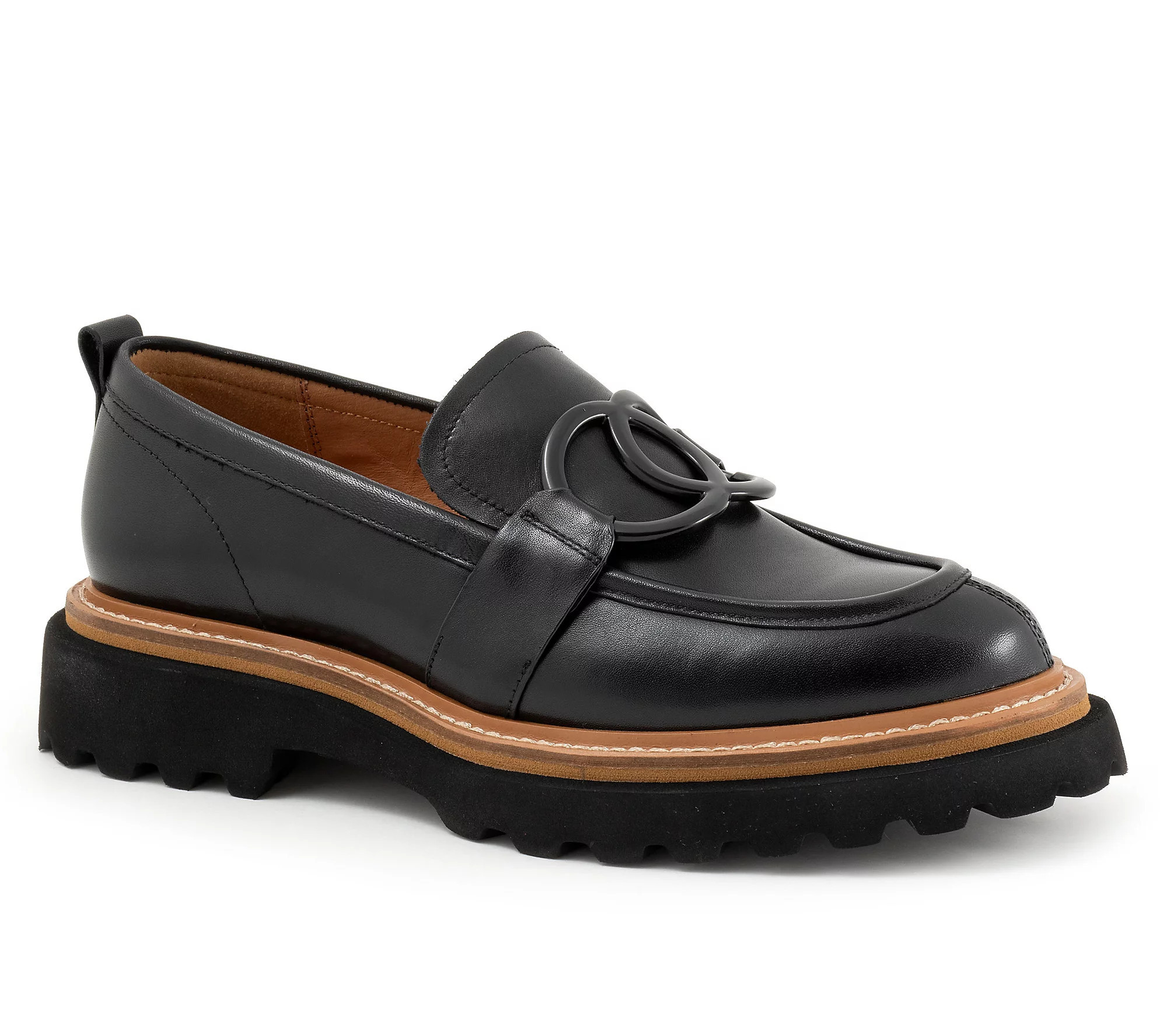 EOS Footwear Abbi Platform Leather Loafer | QVC