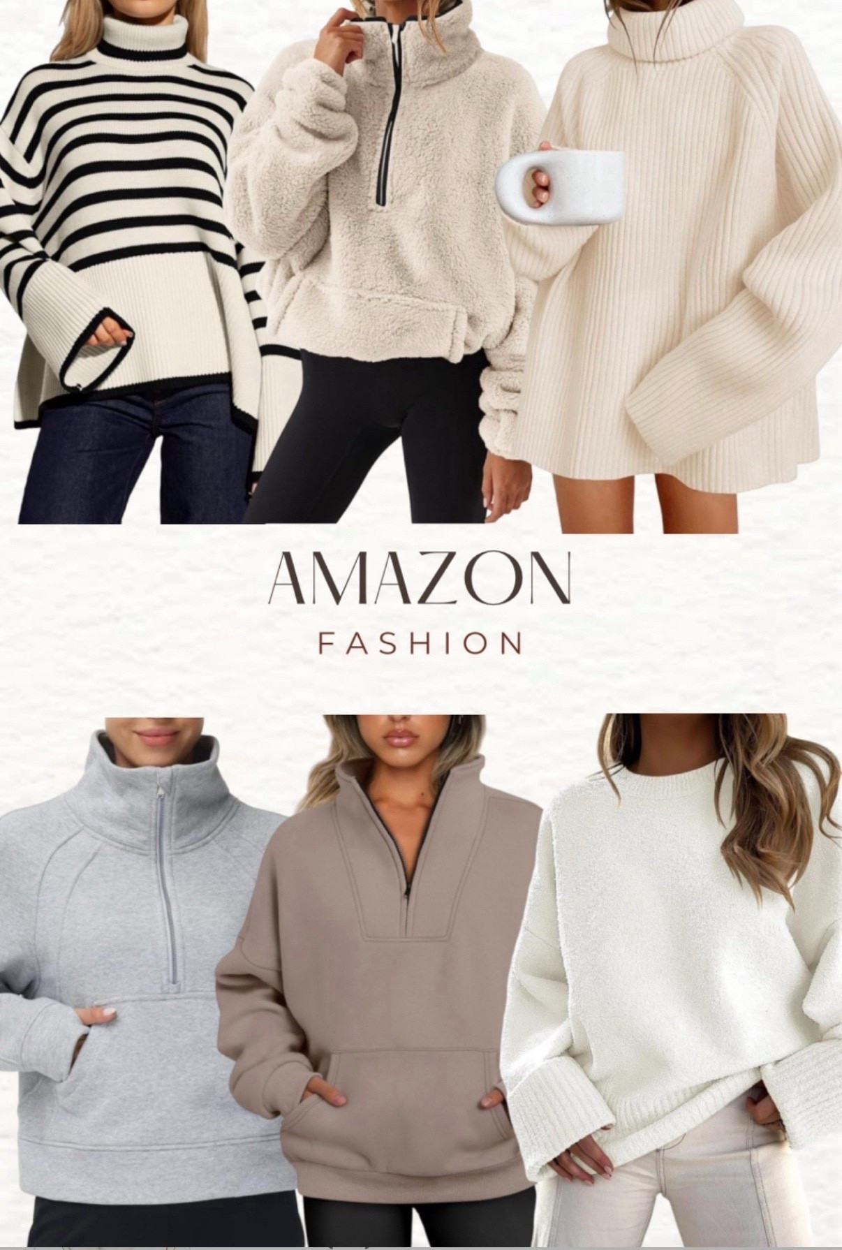 MOST LOVED AMAZON SWEATERS ❤️❤️❤️❤️



save this post! These are the most loved sweaters on AMAZON!!



#LTKCyberWeeek #blackfriday #blackfridaydeals #amazonblackfriday #amazonblackfridaydeals


#LTKMidsize #LTKHome #LTKGiftGuide #LTKSaleAlert #LTKFindsUnder50 #LTKFindsUnder100 #LTKBeauty #LTKStyleTip #LTKWorkwear #LTKTravel #LTKOver40 #LTKHoliday #LTKItBag #LTKBaby #LTKBump 🍂#LTKMens #LTKKids #LTKFamily