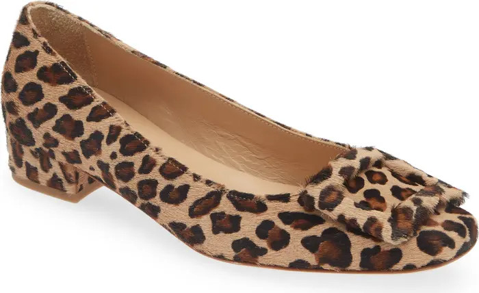Genuine Calf Hair Buckle Pump (Women) | Nordstrom