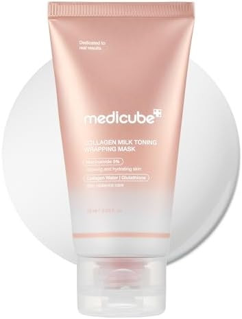 medicube Collagen Glazed Milky Glow Daytime Wrapping Mask | Quick & Easy-to-Peel Mask for Radianc... | Amazon (US)