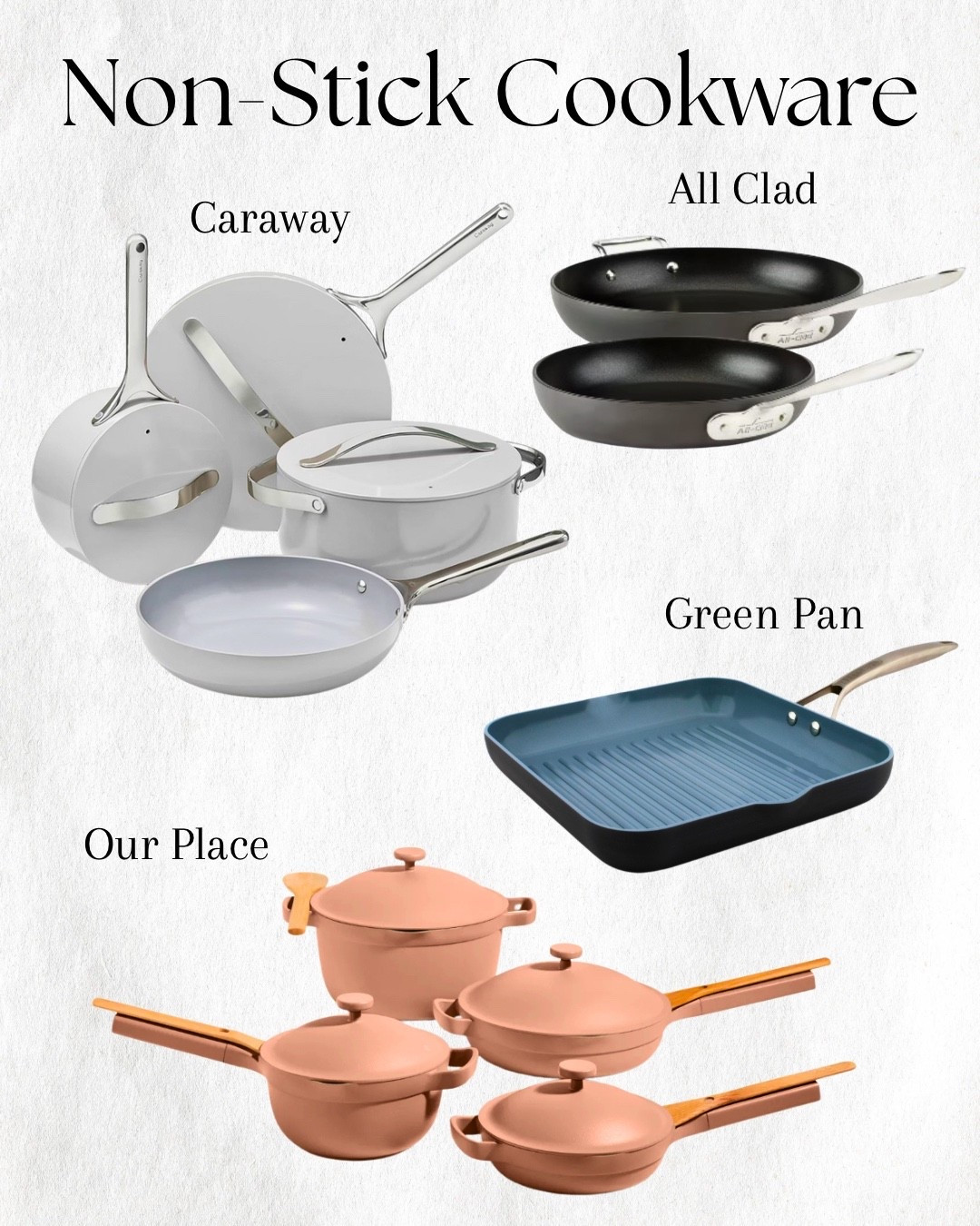 Most of my favorite non-stick and non-toxic cookware.  

#LTKHome #LTKGiftGuide #LTKSaleAlert