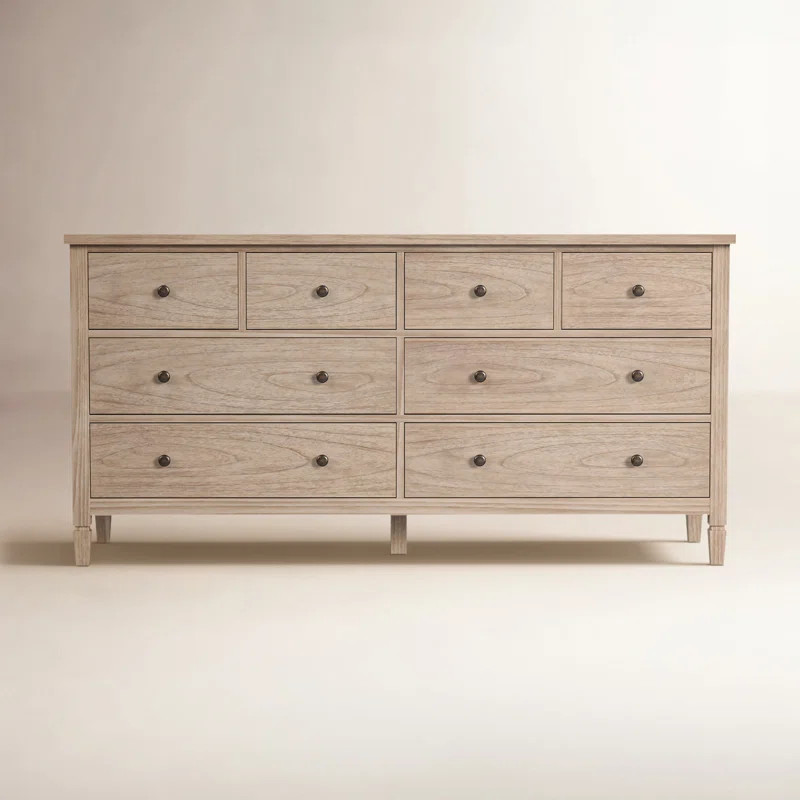 Charleston Solid + Manufactured Wood 8-Drawer Dresser | Wayfair North America