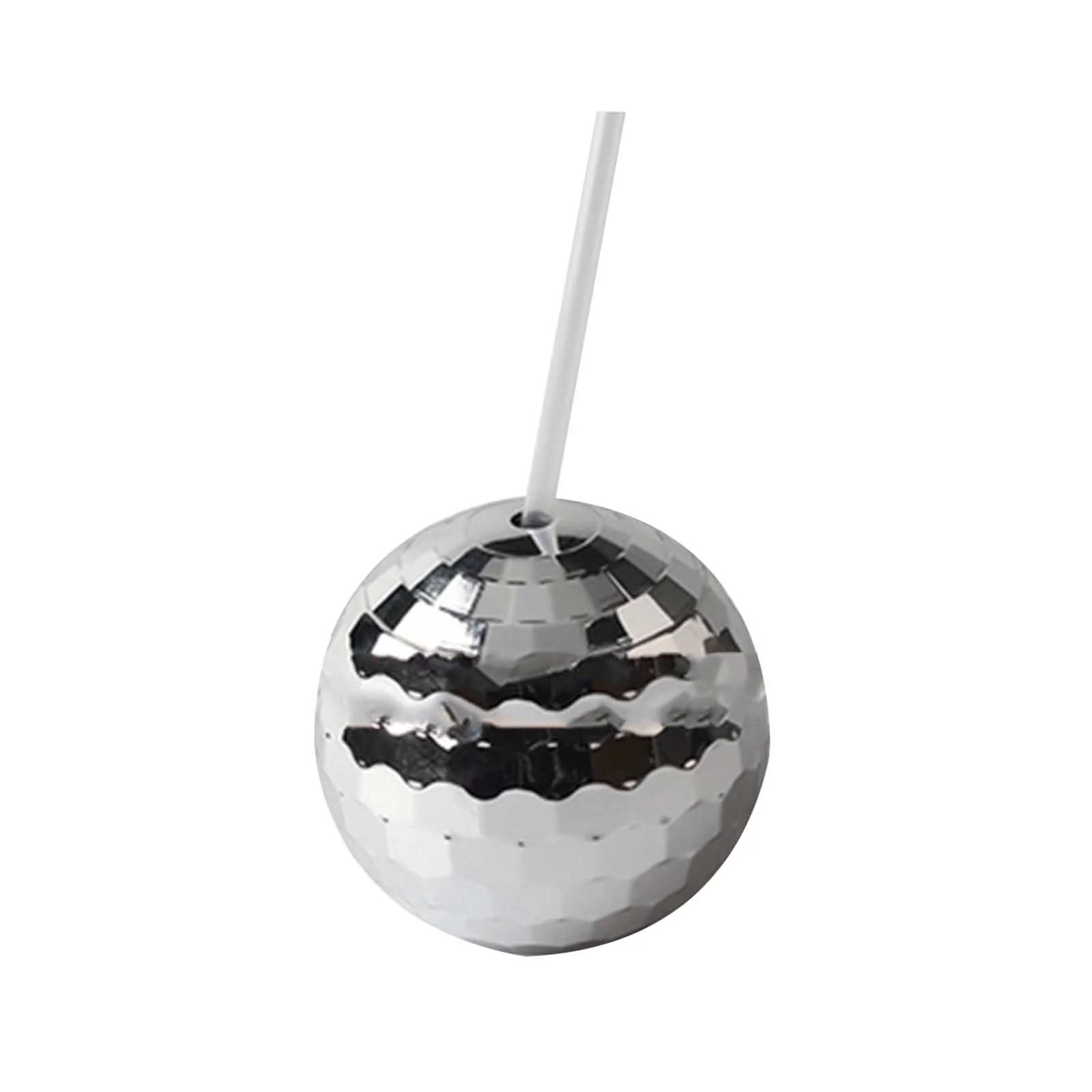 xukasiboPN7 1970's Disco Ball Drink Cup With Straw, Suitable For Metal Shiny Foil Color Graduatio... | Walmart (US)