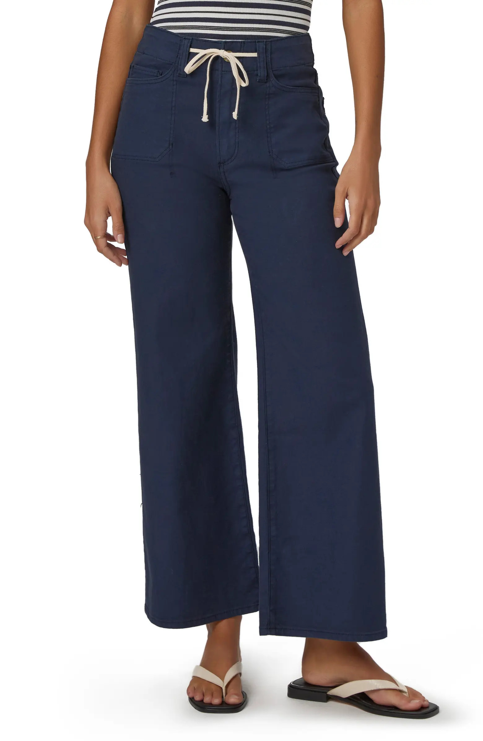 PAIGE Ari Drawstring Wide Leg Pants | Nordstrom | Nordstrom