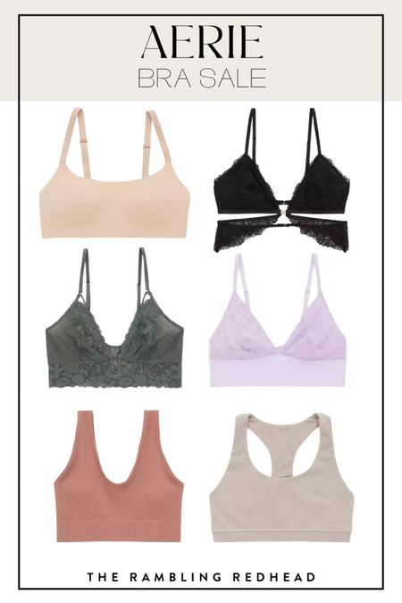 Aerie is having a great 50% off bra sale! Check out these super cute picks! 😍❤️

#LTKsalealert #LTKunder50 #LTKSale