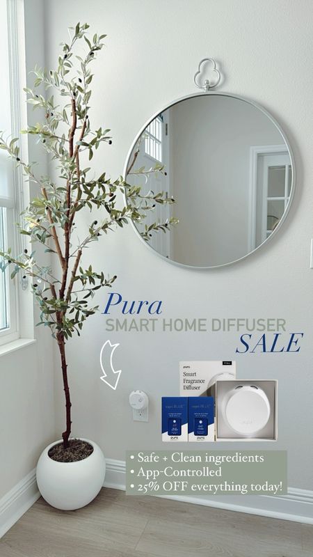Pura Smart Home Diffuser SALE 🌱✨ 25% OFF SITEWIDE TODAY! 

These fragrance diffusers are for your home + car. The Pura diffuser is app-controlled so you can decide how, when, + where to use it. I set mine on a schedule so it is not wasted when we are away from home. You can also switch between scents easily because the smart diffuser holds two fragrances at once. 

These ingredients are safe + clean! The high quality ingredients are safe to be around children and pets. 

Pura’s Open Air Tech actively removes unwanted odors from the air and replaces them with a premium fragrance of your choice. 

To start, I purchased the Capri Blue Citrus Set which comes with two my two favorite scents, Capri Blue’s Wild Citron + Volcano, along with the Pura 4 smart fragrance diffuser. You will also get a scent sample booklet so you can determine your favorite scents! 

After you can subscribe + save on the fragrance refills or just purchase them as you go, through the website or your app! 

Capri Blue Volcano is a household favorite! It’s a blend of tropical citrus + sugary notes! I always get compliments from our guests about how good our house smells thanks to the Pura! 

They also make great housewarming gifts!

#LTKSpringSale #LTKsalealert #LTKhome