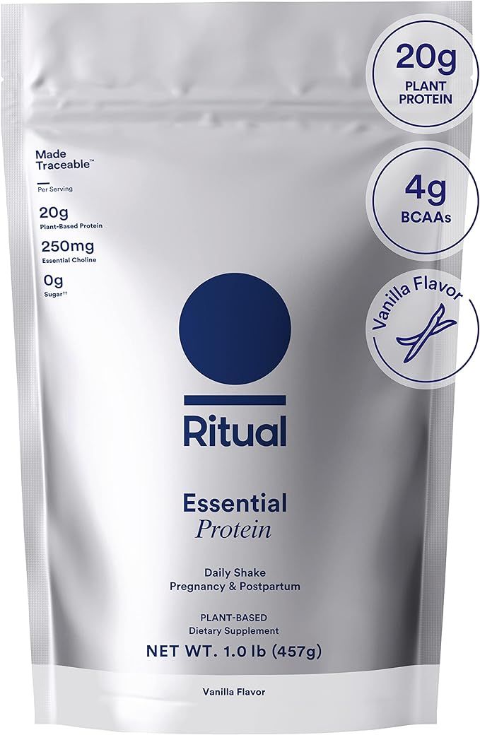 Ritual Prenatal Protein Powder: Choline to Support Prenatal, Postpartum, & Lactation, 20g Organic... | Amazon (US)