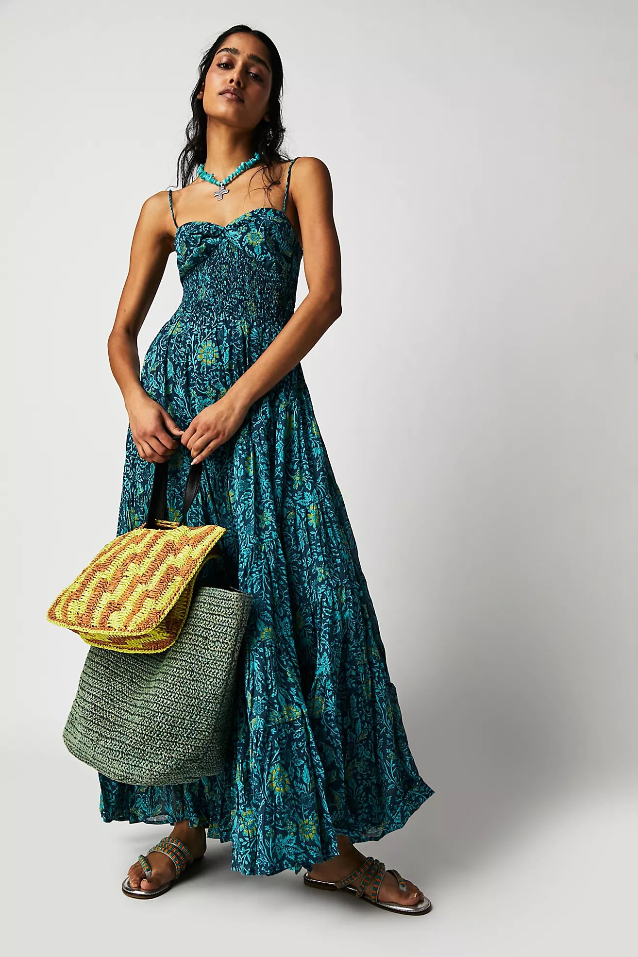 Sundrenched Printed Maxi Dress | Free People (Global - UK&FR Excluded)