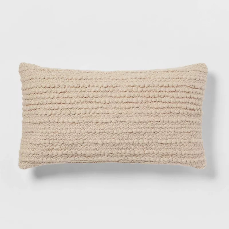 Oversized Textured Solid Throw Pillow - Threshold™ | Target