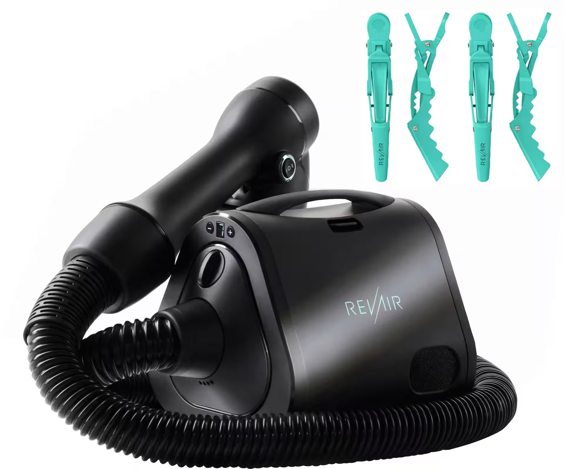 RevAir Reverse-Air Hair Dryer with Hair Clips Black RAK0040 - Best Buy | Best Buy U.S.