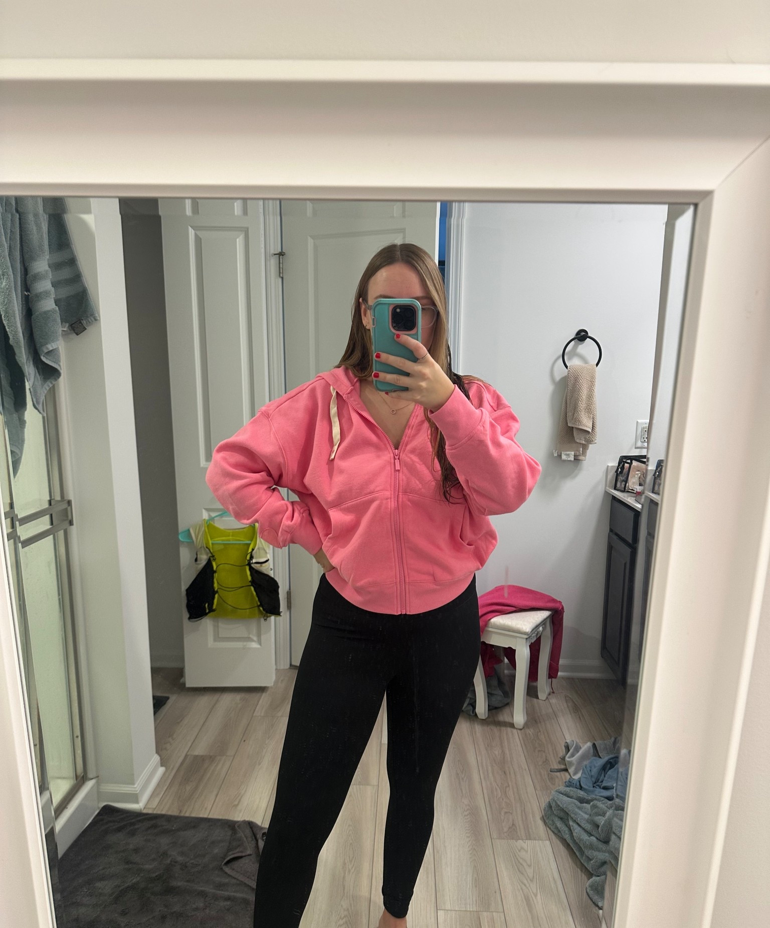 The kind of hoodie you reach for every single day 💕
This pink zip-up is buttery soft, flattering, and mom-life approved.
Wearing my true size medium — linked in LTK!
#LTKfinds #MomStyle #CasualWear #AffordableFashion #PinkAesthetic

#LTKFindsUnder50 #LTKmorningroutine #LTKmomlife