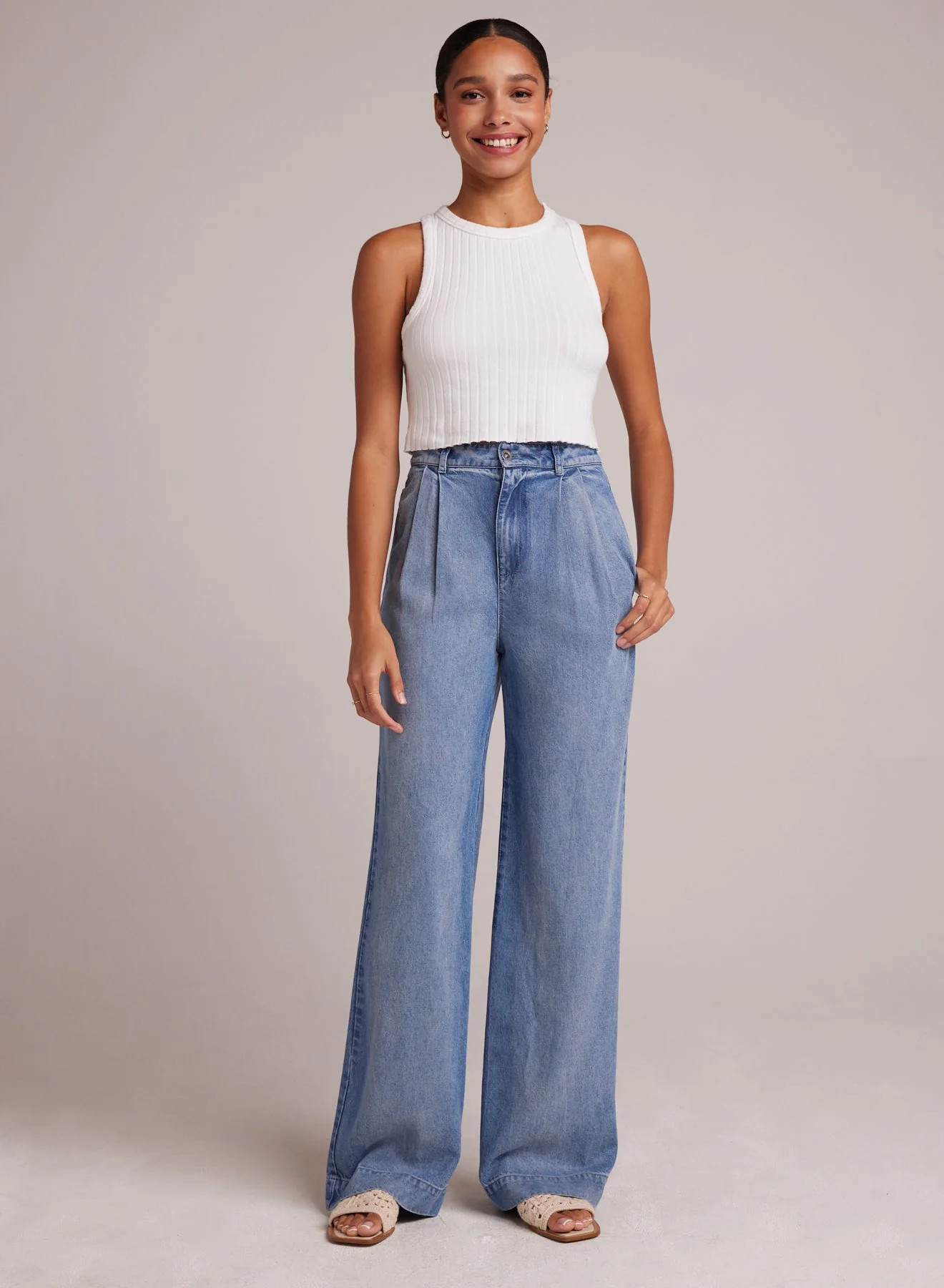GRETA - PLEATED WIDE LEG TROUSER - Bella Dahl | Bella Dahl