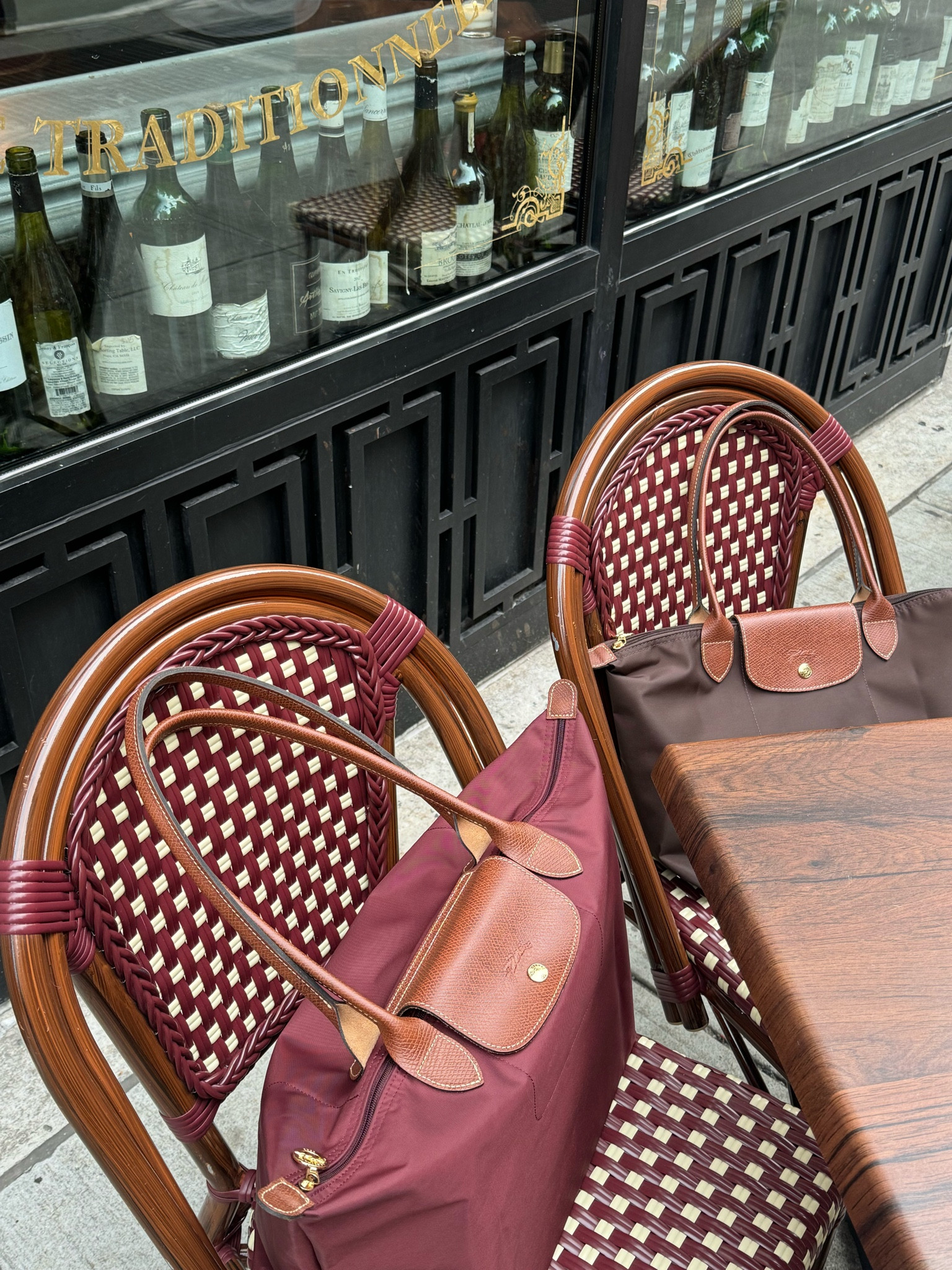 What can we say…we love our rich fall colors and our Longchamp bags! Mine is size large in burgundy and Cassie’s is size medium in ebony/chocolate brown (that color is not currently available)

#LTKSeasonal #LTKItBag