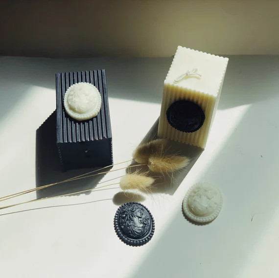 Square Columns Candle  Gear-shaped Square Candle  Design | Etsy | Etsy (US)