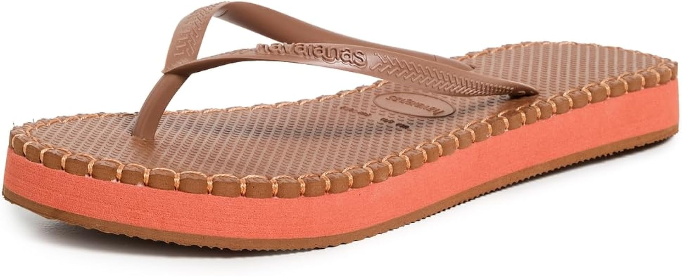 Amazon.com | Havaianas Women's Slim Flatform Loop Flip Flops, Golden, 11-12 Medium US | Flip-Flop... | Amazon (US)