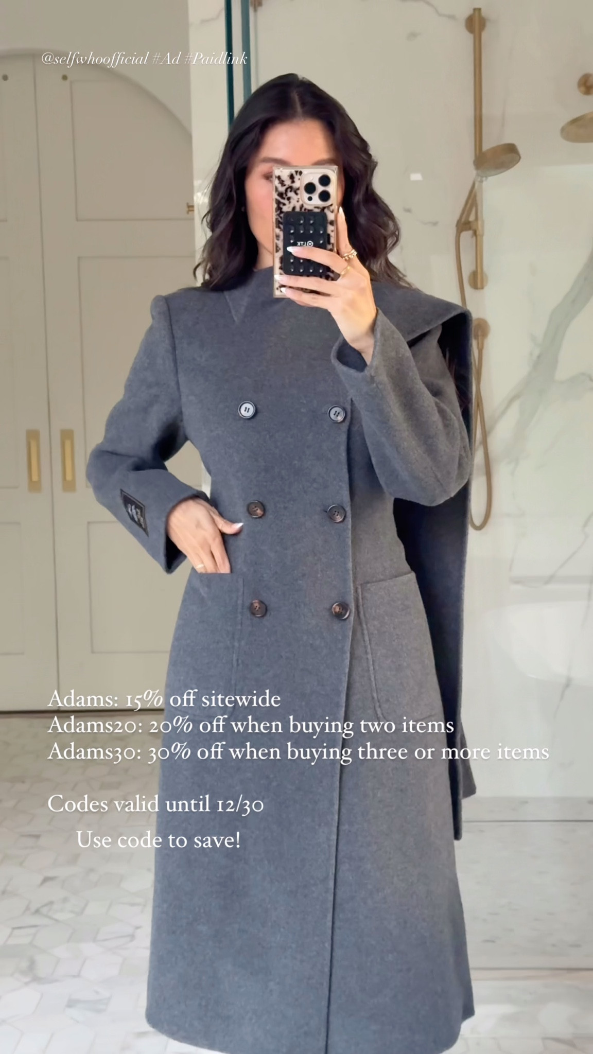 Scroll to shop! Follow for more! Just got these gorgeous pieces and loveeee them! So excited they offered coupon codes for you all too!!!🥰🫶🏼

Adams: 15% off sitewide
Adams20: 20% off when buying two items
Adams30: 30% off when buying three or more items
Codes valid until 12/30!

Appreciate you friends!!!! Xo!!
@selfwhoofficial #Ad #Paidlink


#LTKSaleAlert #LTKFindsUnder100 #LTKGiftGuide