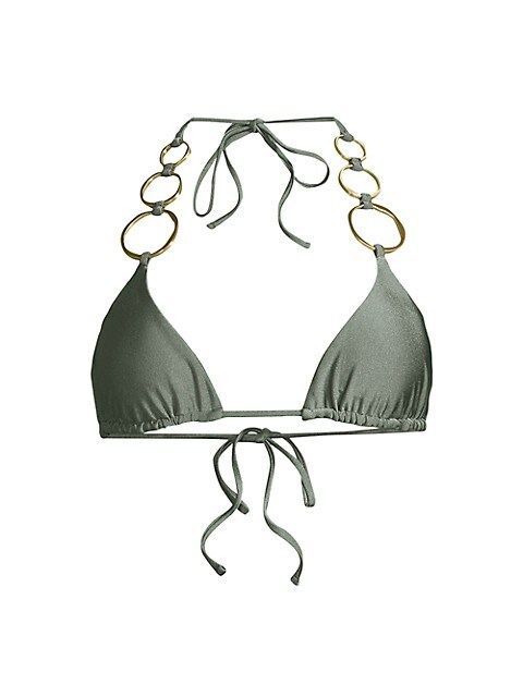 Zoey Ring Bikini Top | Saks Fifth Avenue