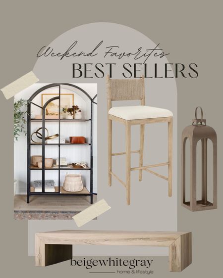 This weekends best sellers!! You are absolutely loving my McGee and co Arched Cabinet & for good reason the price is amazing!! My coffee table is also a crowd favorite and on sale and my counter stools are also on sale! My favorites from my home right here. 

#LTKsalealert #LTKhome #LTKstyletip