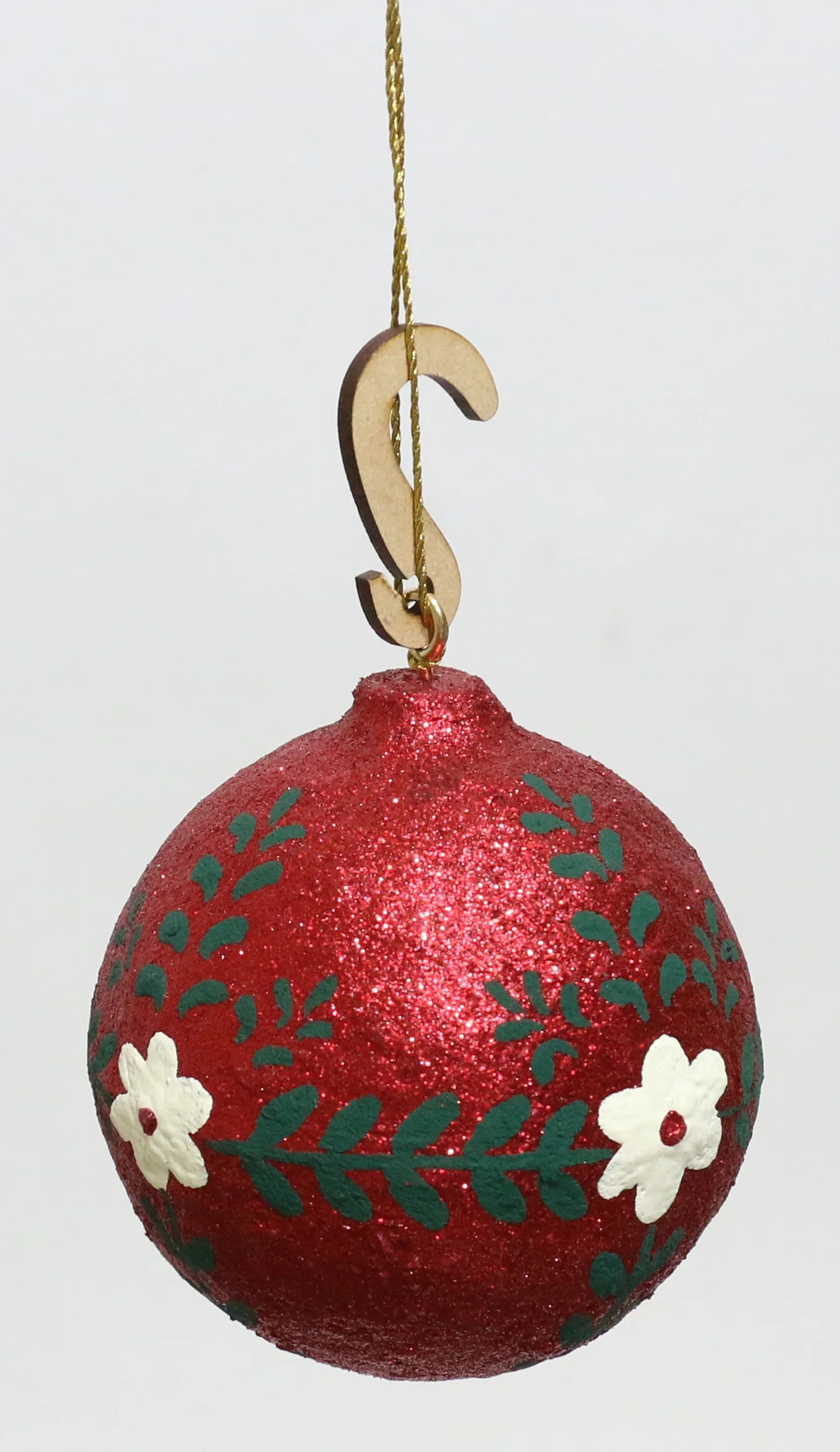 Multicolor Paper Mache Rustic Christmas Ornament, 4in, by Holiday Time - Walmart.com | Walmart (US)