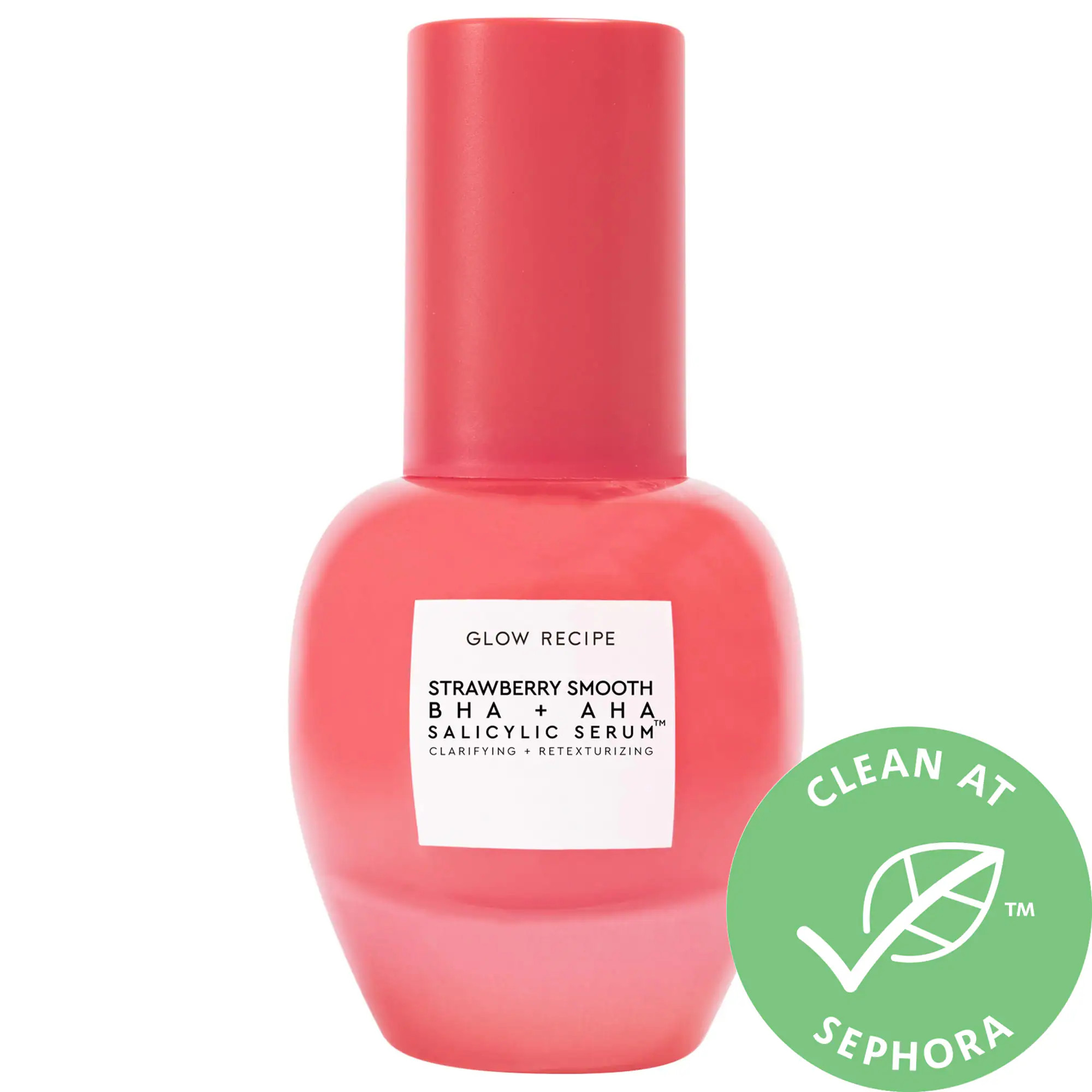 Glow Recipe Strawberry Smooth BHA + AHA Salicylic Acid Serum | Sephora (US)