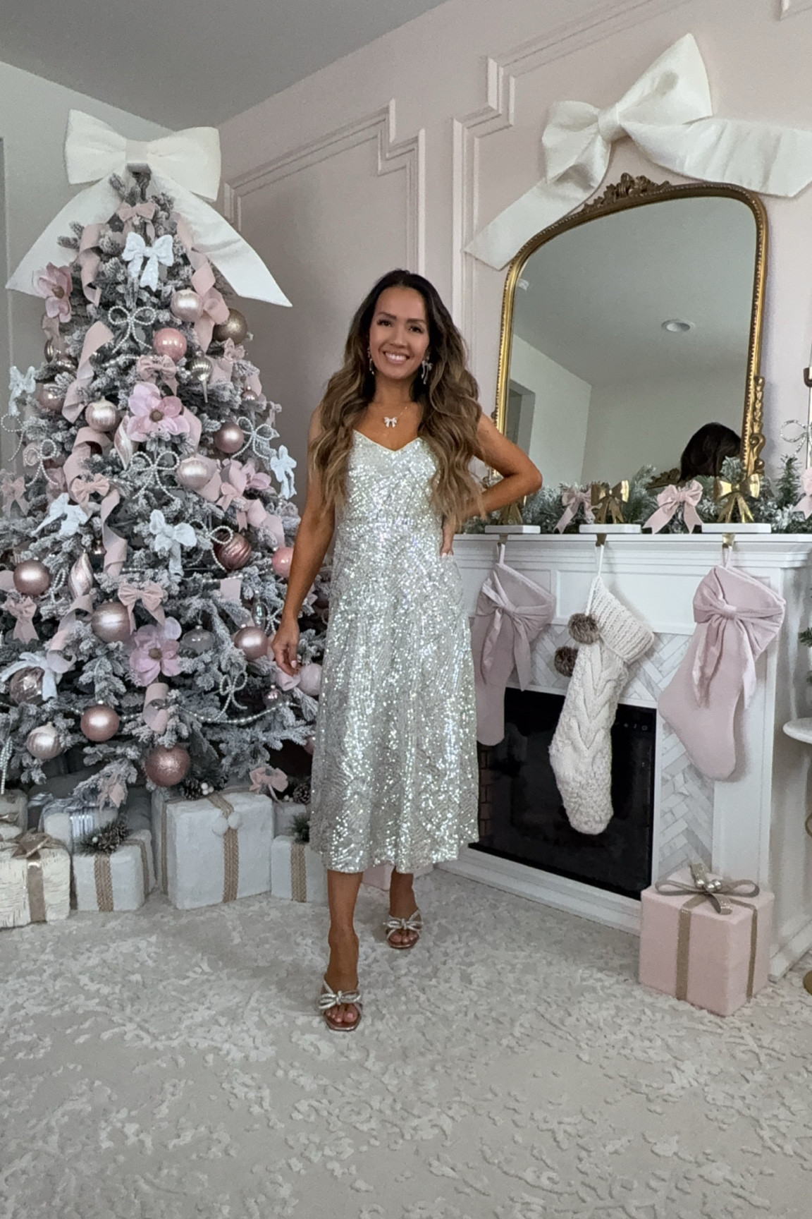 Love this sequin midi dress! On sale and petite friendly! 

Wearing xxsp 

#LTKSaleAlert #LTKFindsUnder50 #LTKHoliday