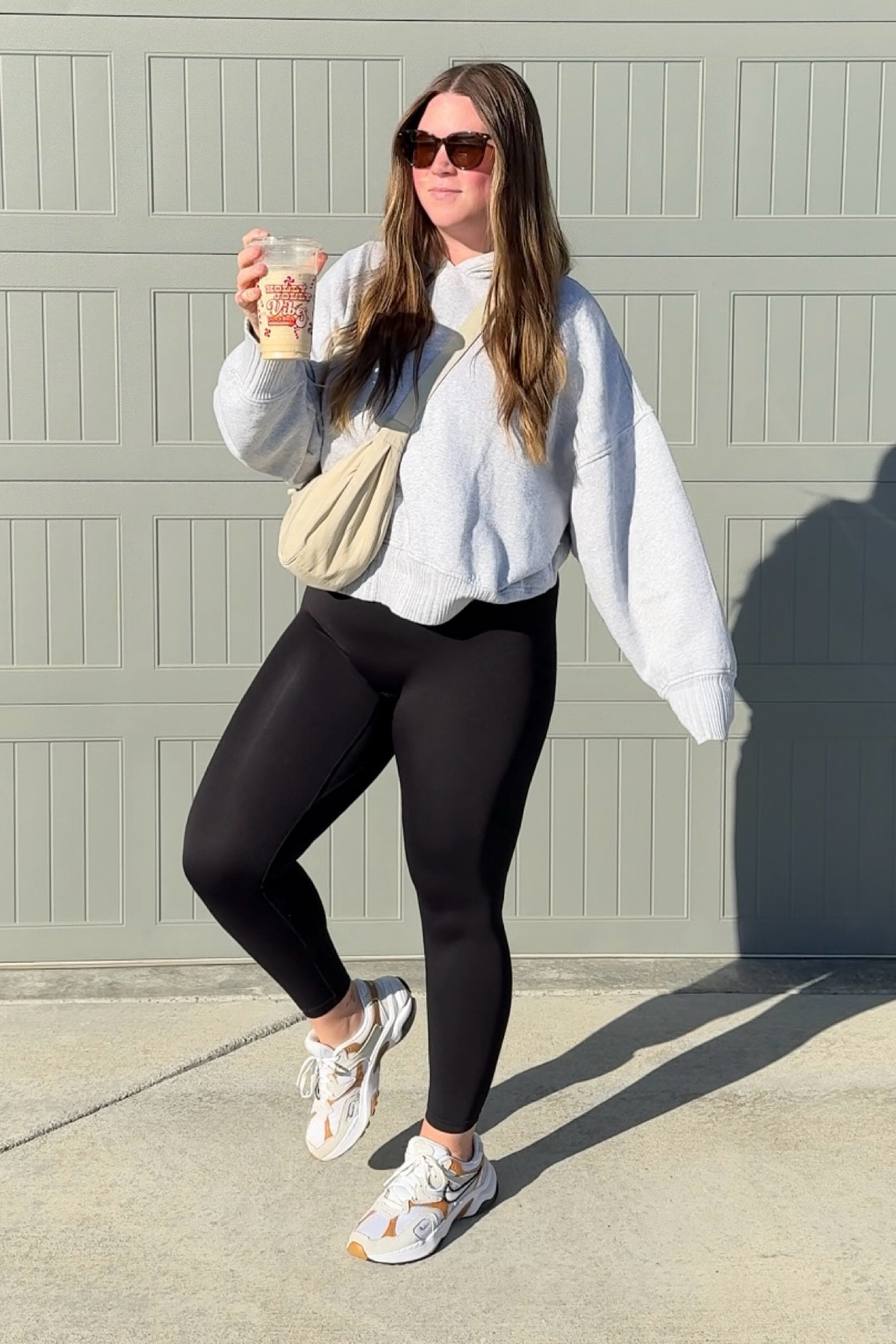 Comfy and cute but you can also catch a 2 year old running toward a parking lot vibes. 🕶️
Sweatshirt: XXL for oversized fit
Leggings: L
Nikes: 10.5

#LTKGiftGuide #LTKMidsize #LTKCyberWeek