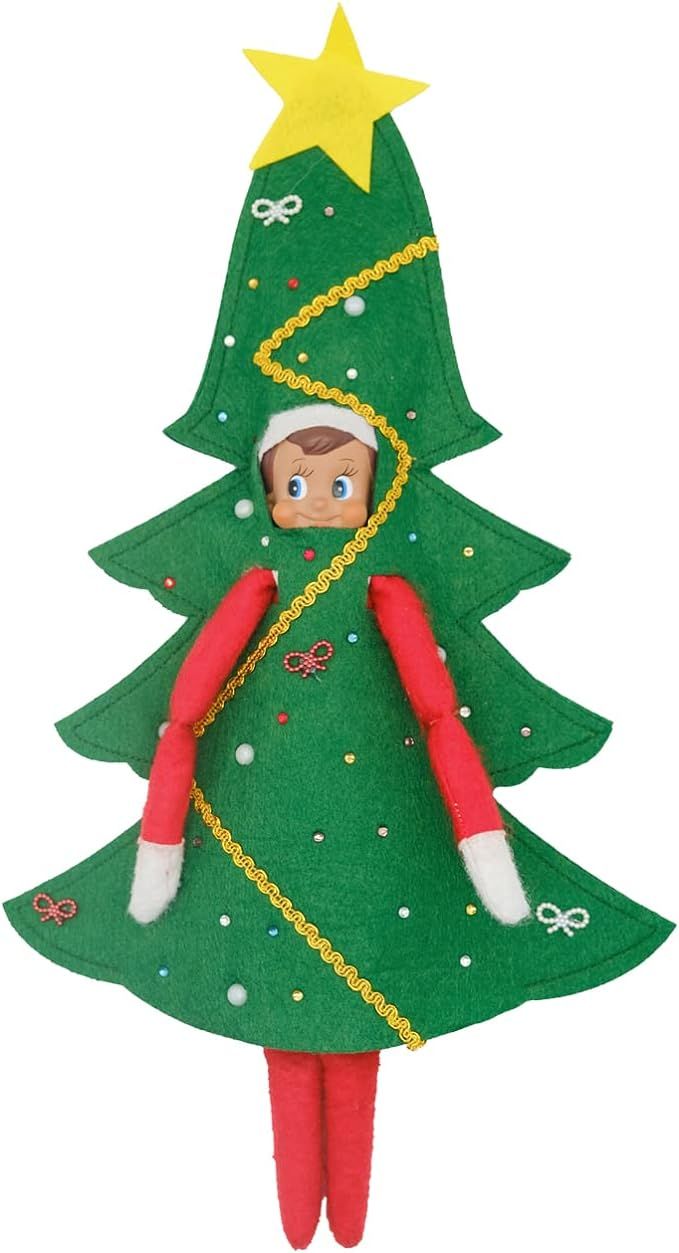 LovelfStory Christmas Elf Doll Accessories Clothes,Christmas Tree Couture Outfits for Boy or Girl... | Amazon (US)