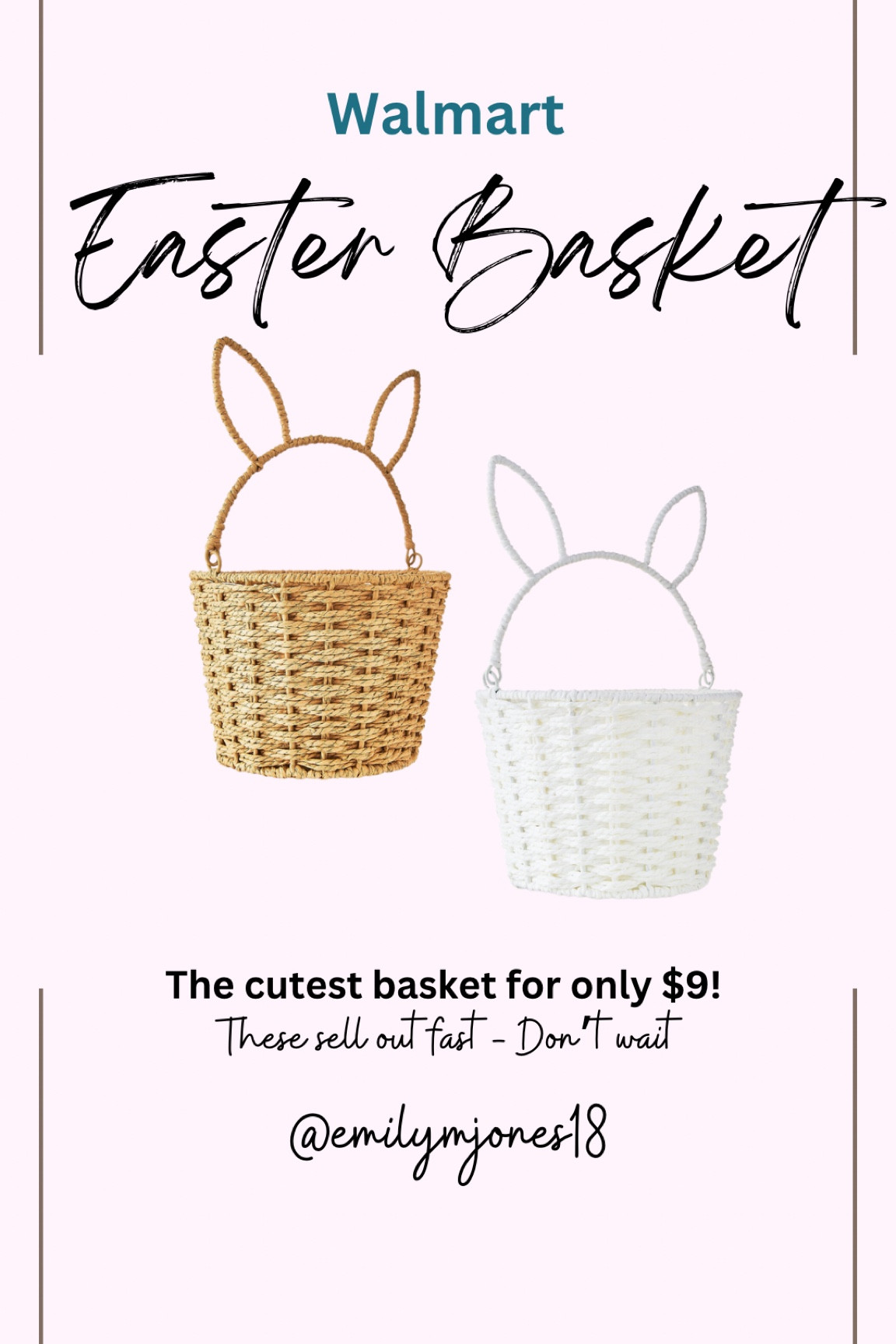 Easter baskets for less than $9! These will sell out. 🫶🏻

#LTKSpringSale #LTKfamily #LTKSeasonal