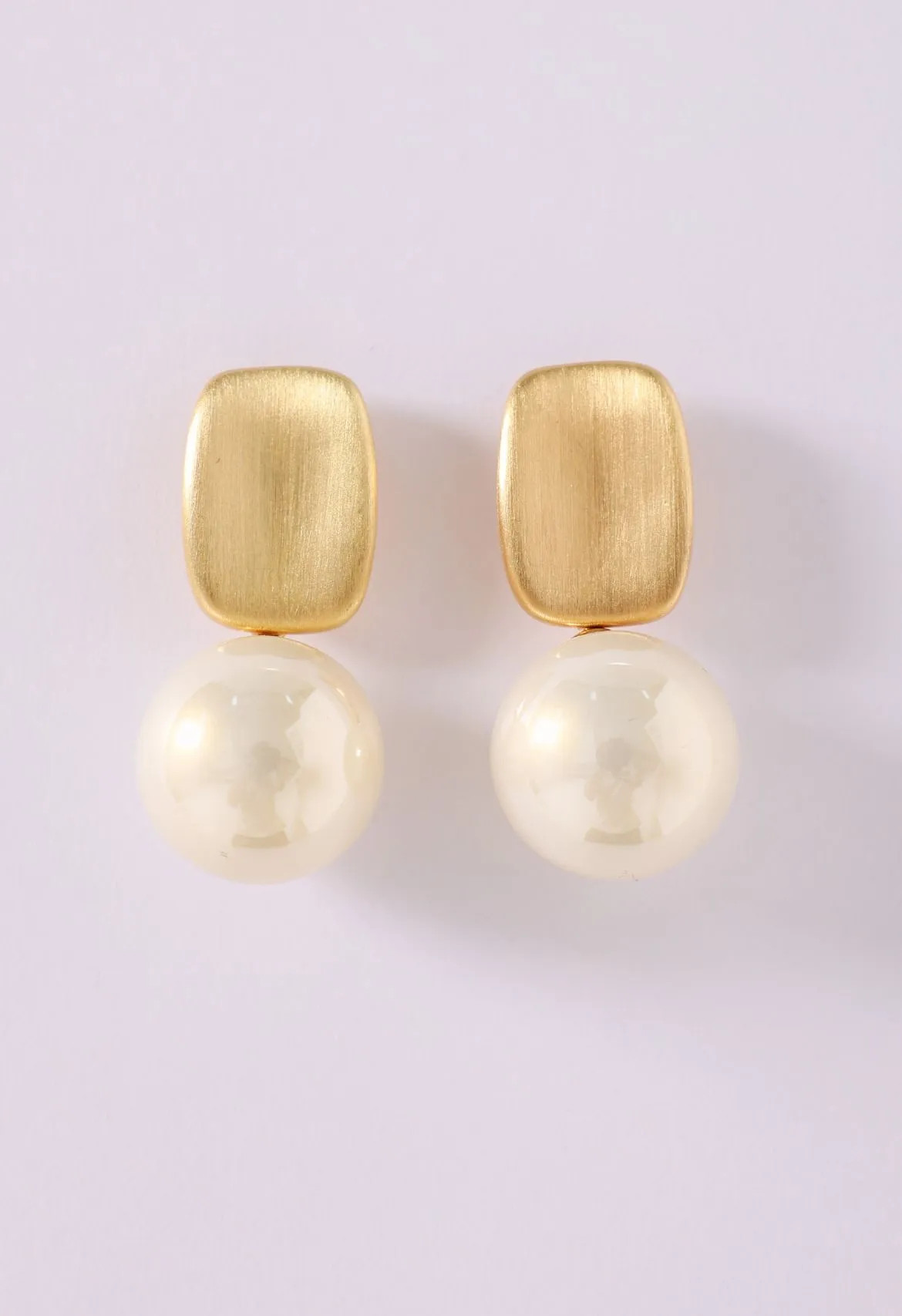 Modern Irregular Metal Pearl Drop Earrings for Prom Night & Elegant Gathering | Chicwish