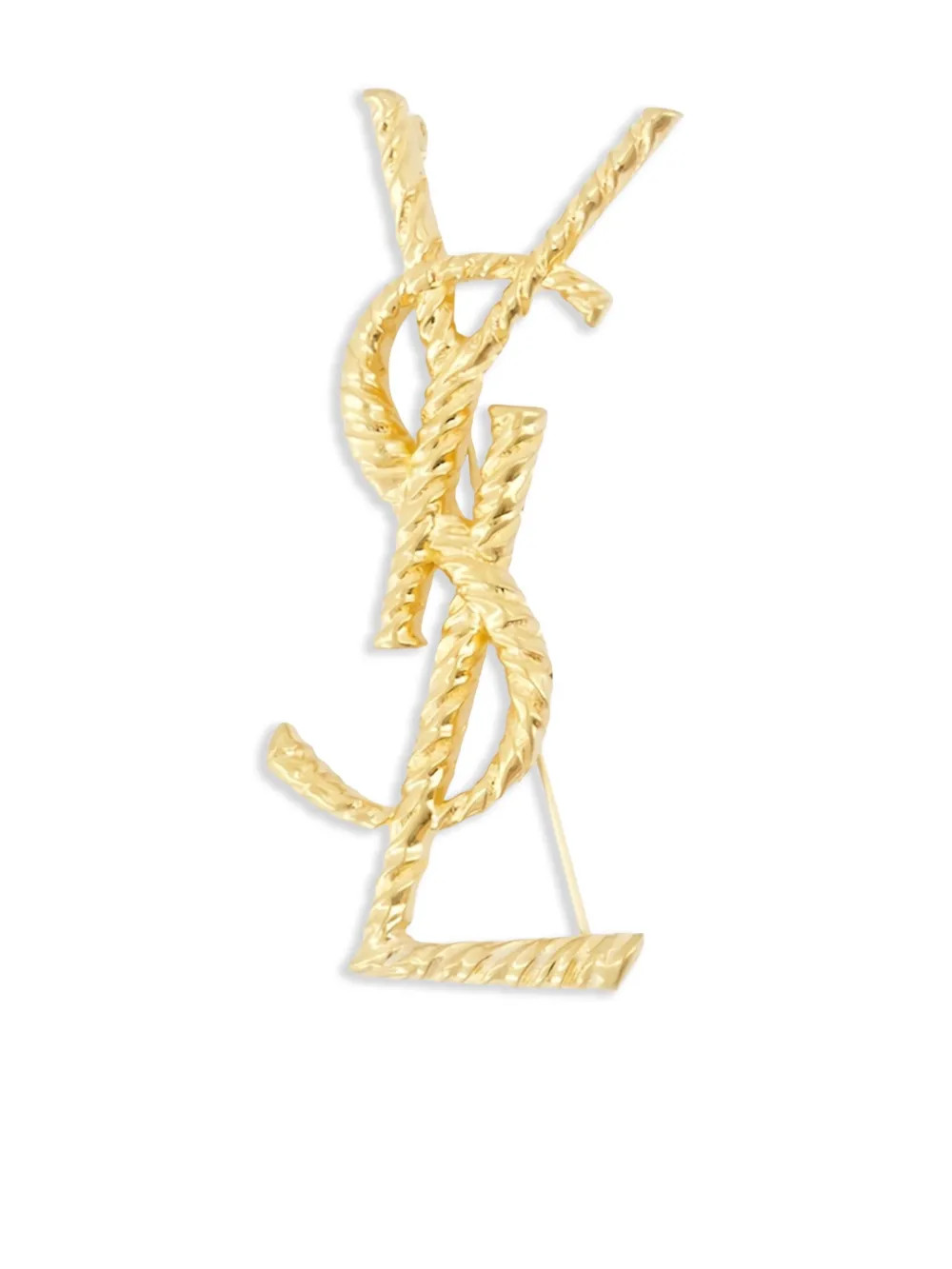 Saint Laurent Cassandre Brooche | Gold | FARFETCH BR | Farfetch (BR)
