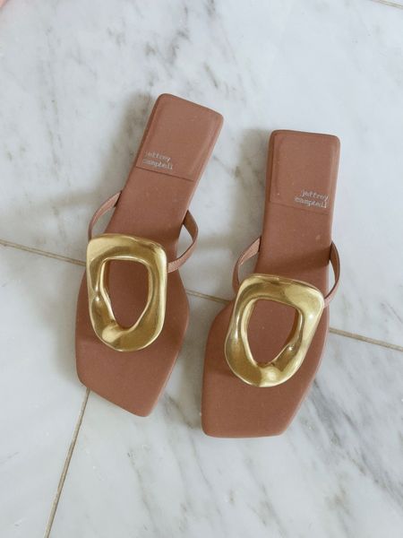 Obsessed with these sandals! The look designer but under $150