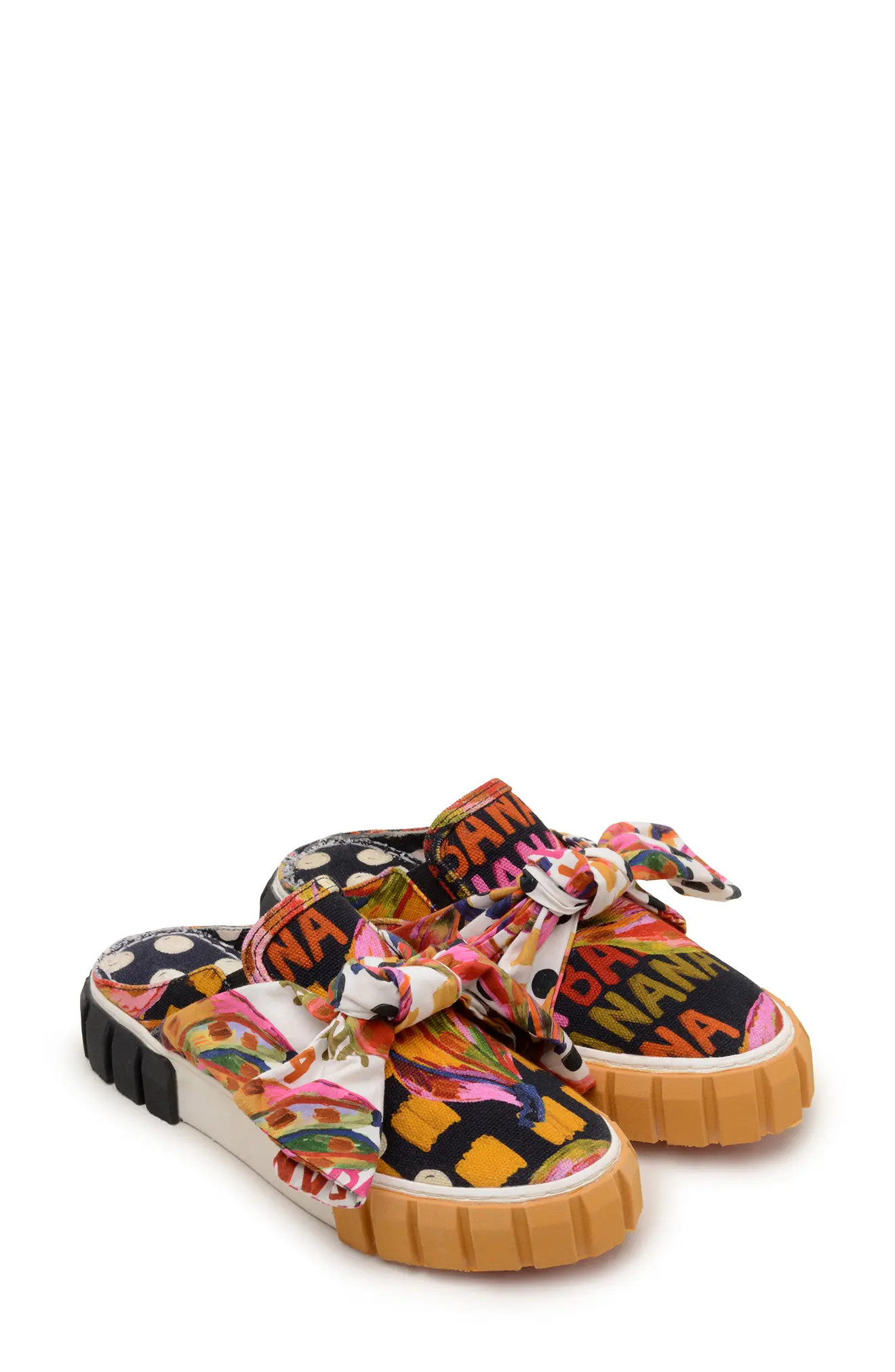 FARM Rio Bananatic Platform Mule Sneaker with Bow at Nordstrom, Size 6 | Nordstrom