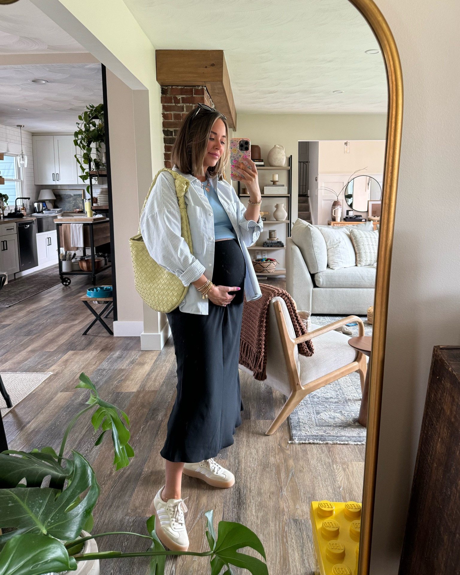 Midi skirt is sold out but found an identical option on target for $25!! This blue ribbed tank has been a fave of mine and they’re $8, had to grab new spring colors 🫶🏼 

Everlane, target finds, ribbed tank, Anthropologie bag, sambas, adidas samba 

#LTKshoecrush #LTKfindsunder50 #LTKSeasonal