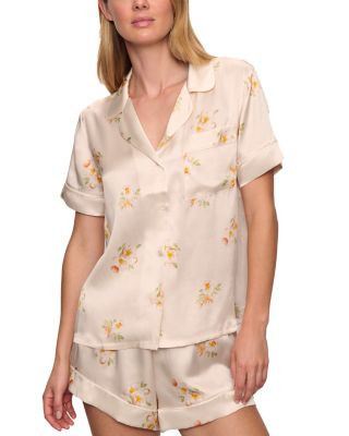 Inez Printed Washable Silk Short Pajama Set | Bloomingdale's (US)