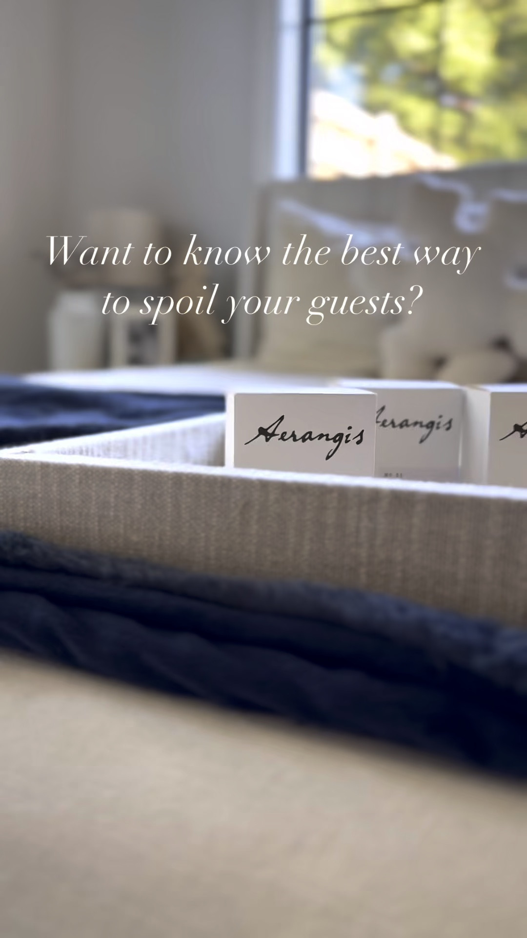 There is no better feeling than a relaxing guest bedroom when you are out of town! My secret is @AerangisNY - they have the most luxurious, non-toxic and sustainably sourced candles. The Discovery Journey Gift Set includes 3 best selling scents and a complimentary wick trimmer! We have an exclusive 15% off code for you to use too, CHEERS2024 #ad 

#LTKHome #LTKFindsUnder100 #LTKFindsUnder50