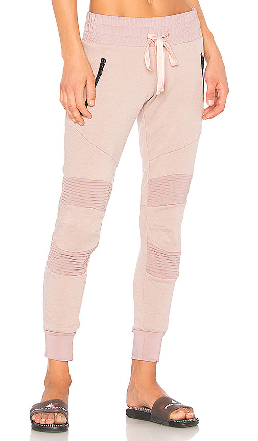 BELOFORTE Taragona Sweatpant in Rose. - size L (also in M,S,XS) | Revolve Clothing
