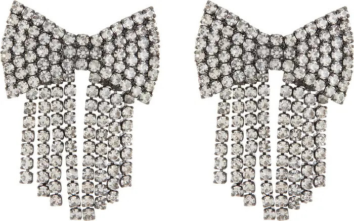 Pavé CZ Bow Stud Earrings | Nordstrom Rack