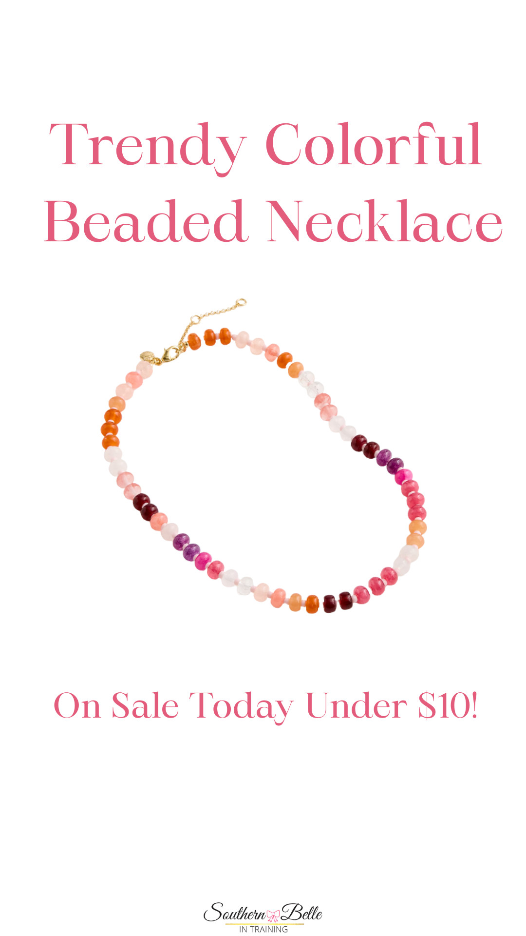 Colorful Beaded Necklace on SUPER Sale - Under $10 Today!!  

 #LTKSaleAlert
