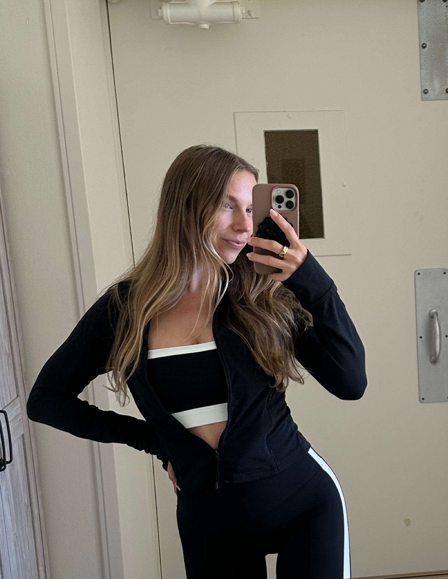 buttery soft set, wearing small bottom & medium top