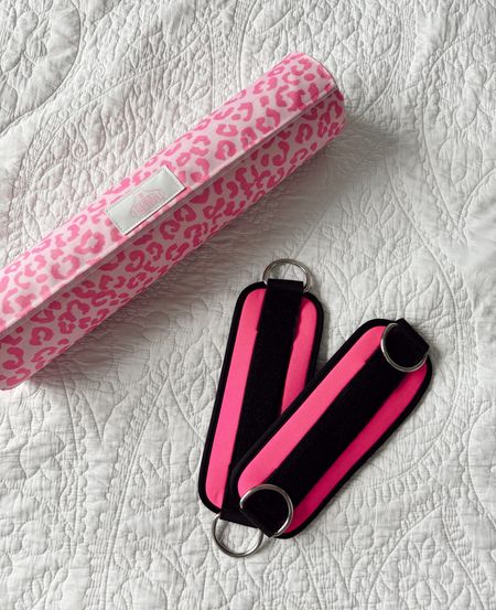 gym essentials - both on sale!! 

pink barbel pad + pink ankle straps (both come in multiple colors) under $15

#LTKFindsUnder50 #LTKSaleAlert #LTKFitness